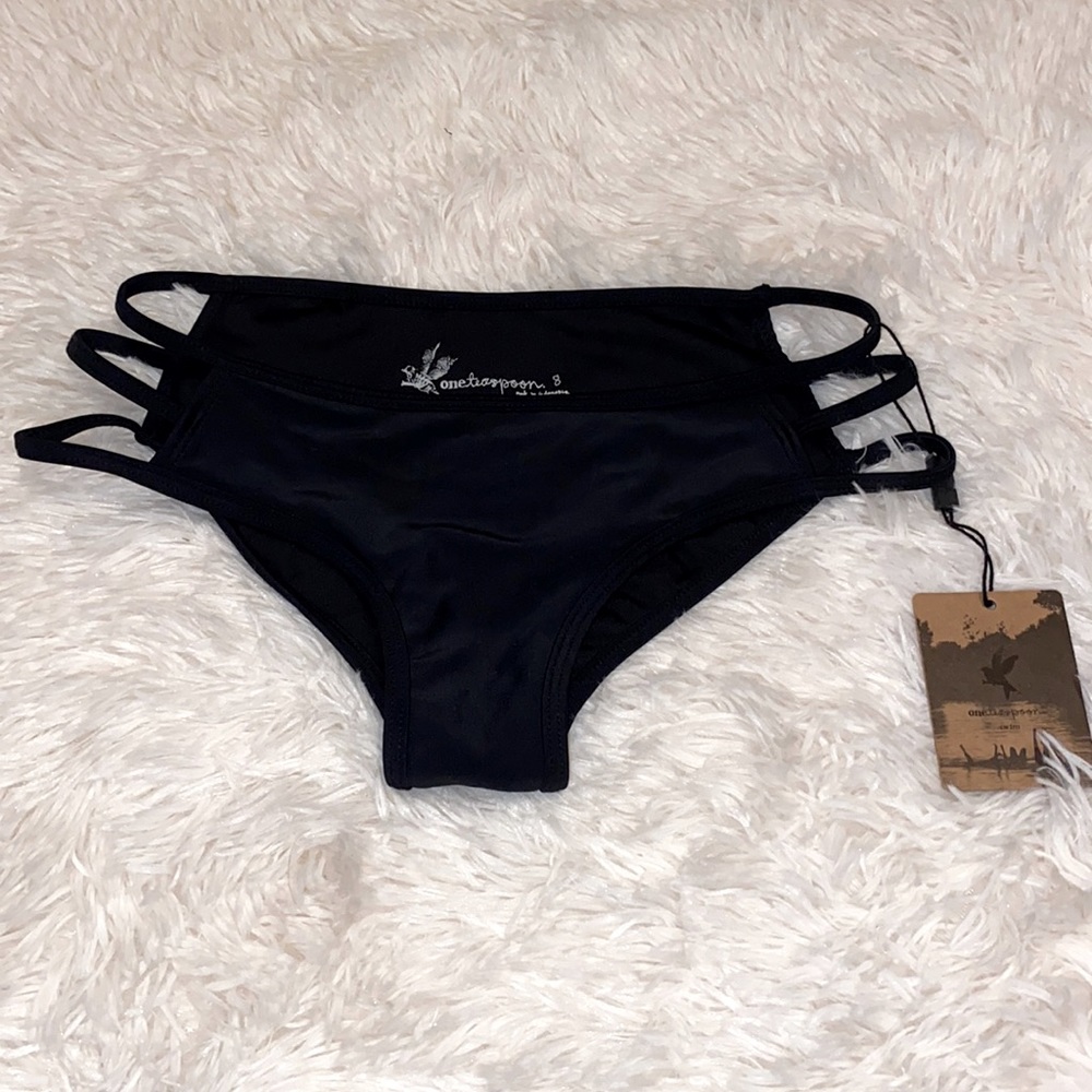 Black bikini bottoms